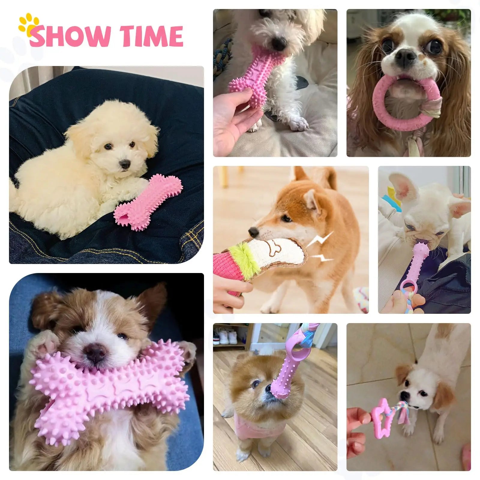 6-piece Set Puppy Chew Toys