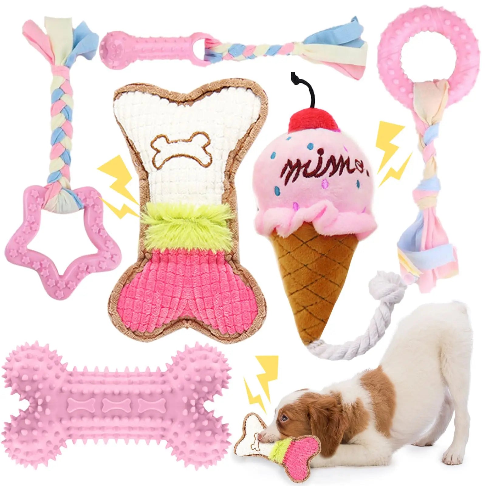 6-piece Set Puppy Chew Toys